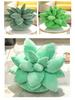 Succulent Plush Toy: Cute Home/Office Ornament, Soft Throw Pillow Cushion Gift