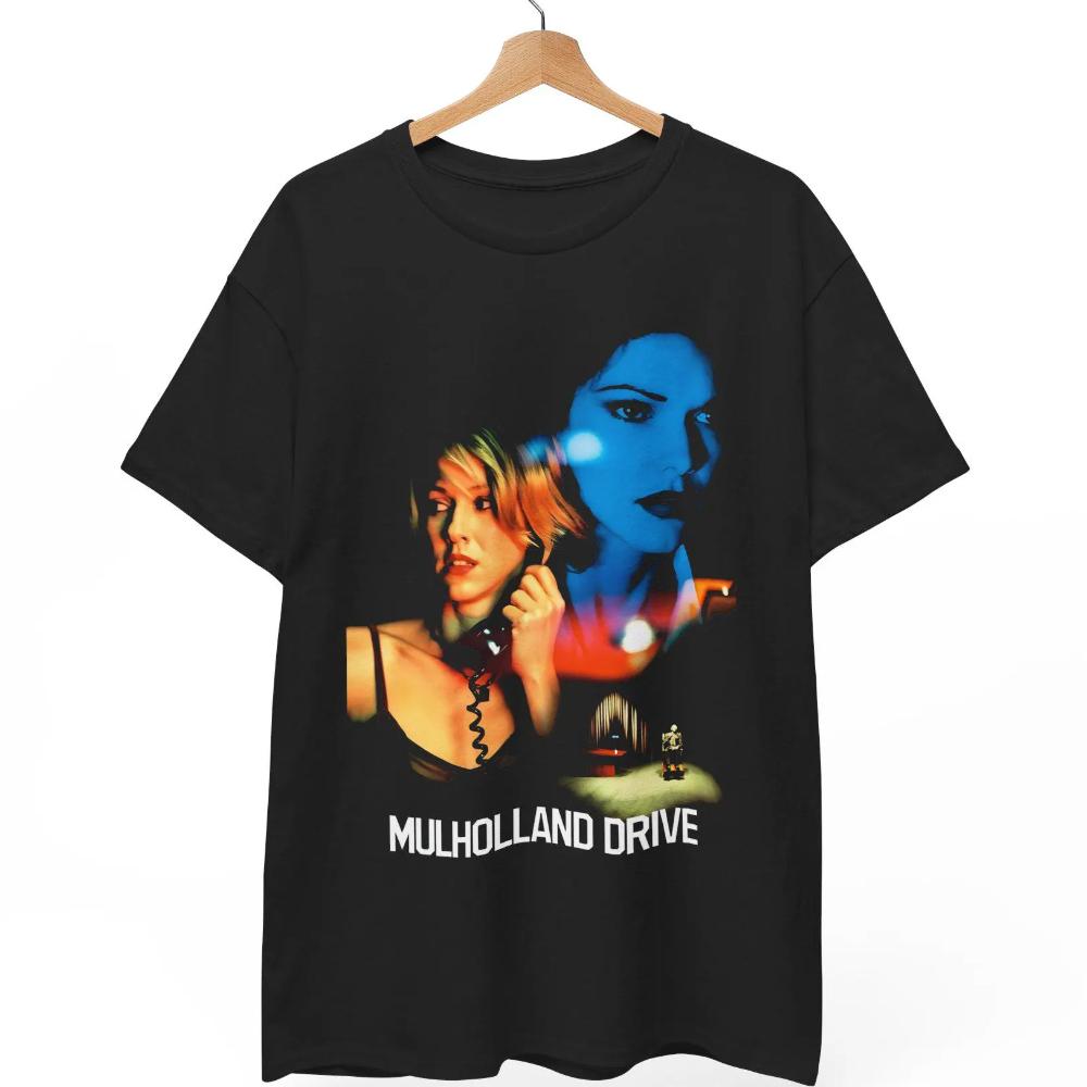 Mulholland Drive Tshirt David Lynch moviethemed Tshirt unisex pure cotton streetwear allseason base layer oversized t shirt S