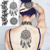 Lotus Henna Mandala Chest Temporary Tattoos For Women Underboob Adult Butterfly Turtle Lion Fake Tattoo Sexy Waterproof Tatoos