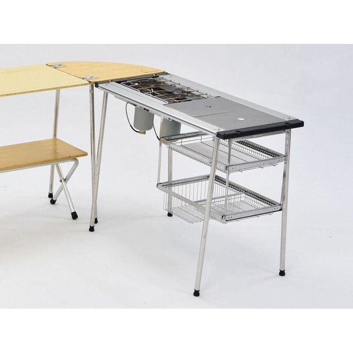 Snow Peak IGT Rack Mesh Tray 1 Unit Deep Type CK-225 Silver 35.6 x 24.5 x 12.7cm