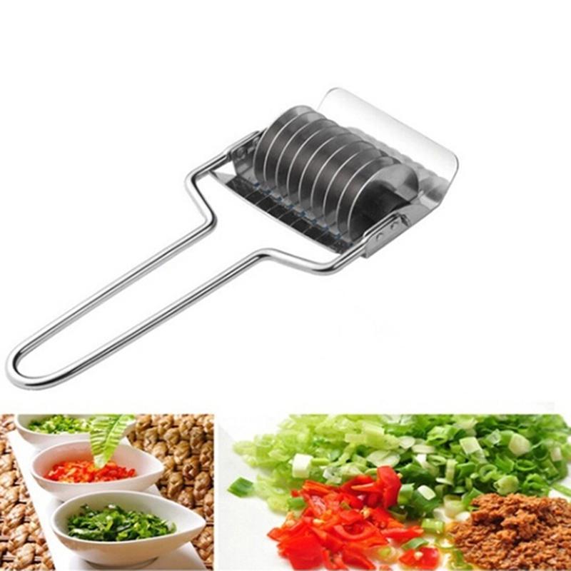Kitchen Accessories Gadgets Stainless Steel Household Manual Dough Press Onion Cutter Slicer Garlic Parsley Cutter Cooking Tools