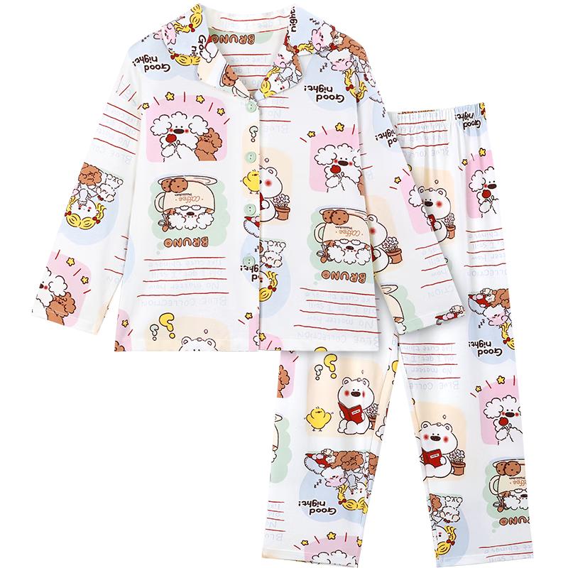 

Девочкин хлопковый дышащий пижамный комплект Mii-chan от Jiunianbao 150