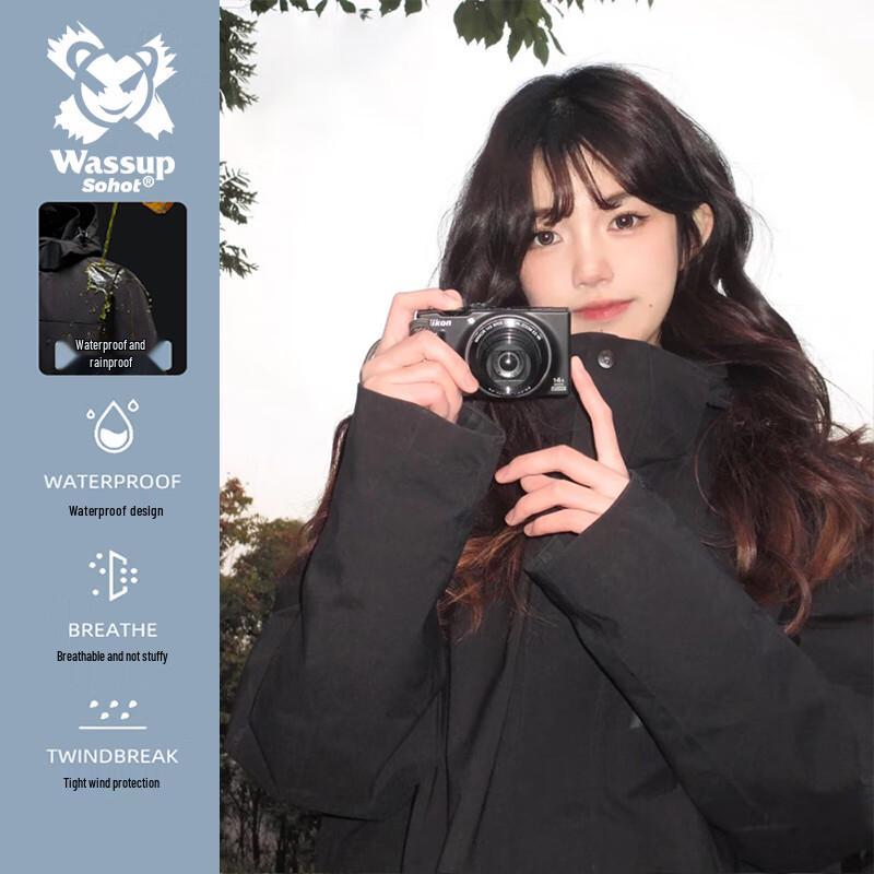 Wassup Sohot Men's Windproof Waterproof Outdoor Jacket