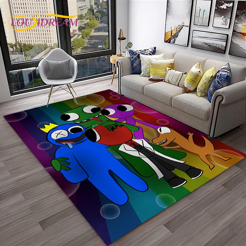 

Game R-Rainbow Friends Cartoon Area Rug,Carpet for Home Living Room Bedroom Sofa Doormat Decor,kid Play Non-slip Floor Mat Gift 40x60cm