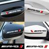 4ks černé bílé nálepky na kliky dveří auta Příslušenství Pro Mercedess Benzs AMGs W202 W203 W204 W205 W210 W211 W212 W213 W177 V177