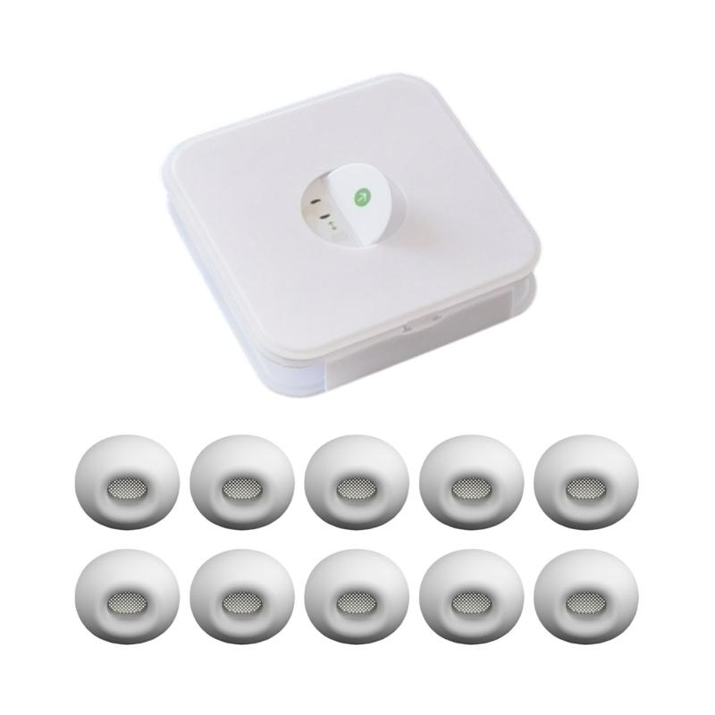 

10pcs Silicone Ear Tips For Secures fit Sweatproof Design Earplug Soft Comfortable Ear Plugs Compatibility for Pro3