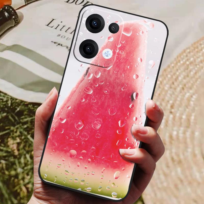For Oppo Reno 13 Pro Case Black Silicone TPU Soft Phone Cover for Coque ppo Reno13 Pro 13Pro 5G Protective Back Shells Fundas