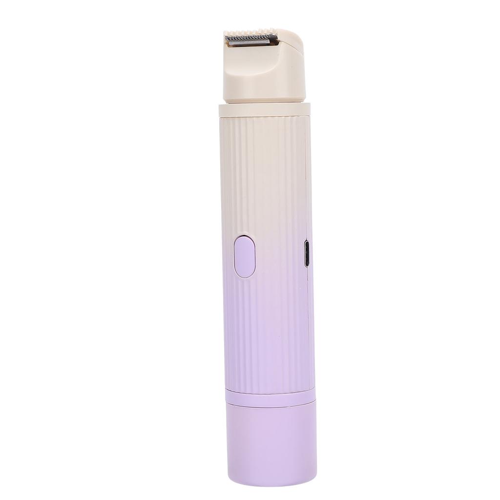Dual Head Hair Trimmer for Women Rechargeable Body Pubic Hair Groomer for Legs Underarm Lip Bikini Hair