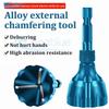 20-25MM Deburring External Chamfer Tool Stainless Steel Metal Drilling Tool Remove Burr Clean Bolt Tools Hex Tool Accessories