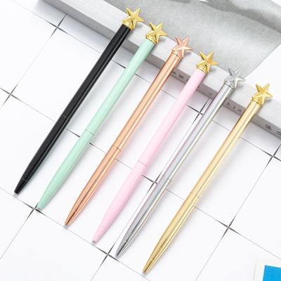 1 bucată Papetarie Rechizite școlare Creative Star Multicolor Ballpoint Pen Pixuri Business Metal Office