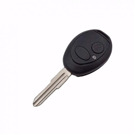 2 Button Key Housing with Uncut Blade Blank For Land Rover Discovery 2 1999-2004