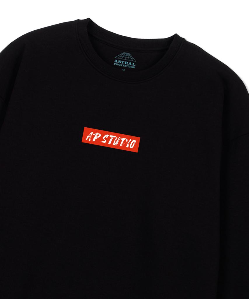 ASTRAL PROJECTION Ap Studio Loose Fit Sweatshirt_Black
