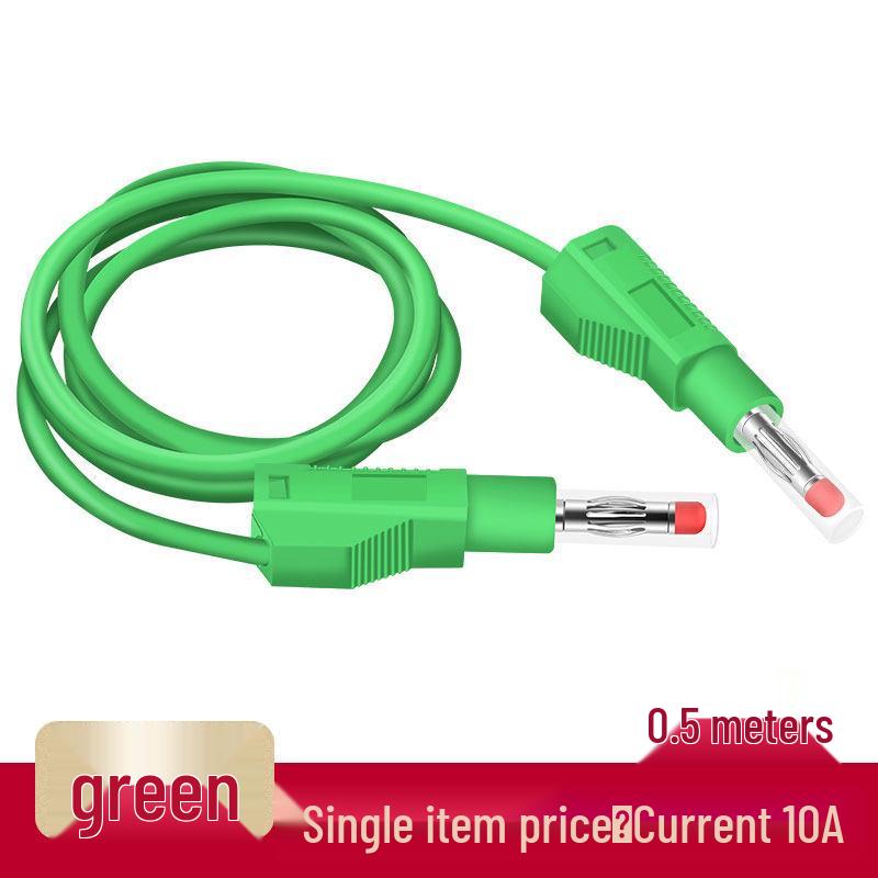 4mm All-Copper Banana Plug Test Lead Wire for High Voltage Power Meters, 10A Capacity