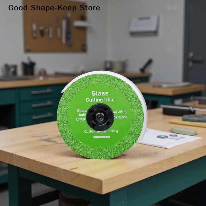 dailyGlass Cutting Disc 100mm Ultra-thin Saw Diamond Jade Wine Bottle Ceramic Polish Cut pieces Angle Grinder Machine
