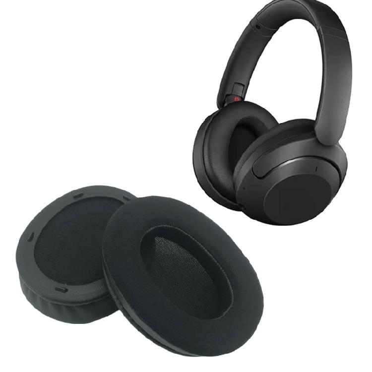 1 Pair Comfortable Ear Cushions Earphone Cover Cooling Gel Earpads For WH-XB910 XB910N Spare Ear Muff Black