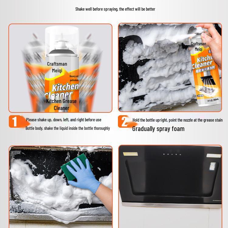 Commercial Kitchen Oil Stain Remover and Cleaner