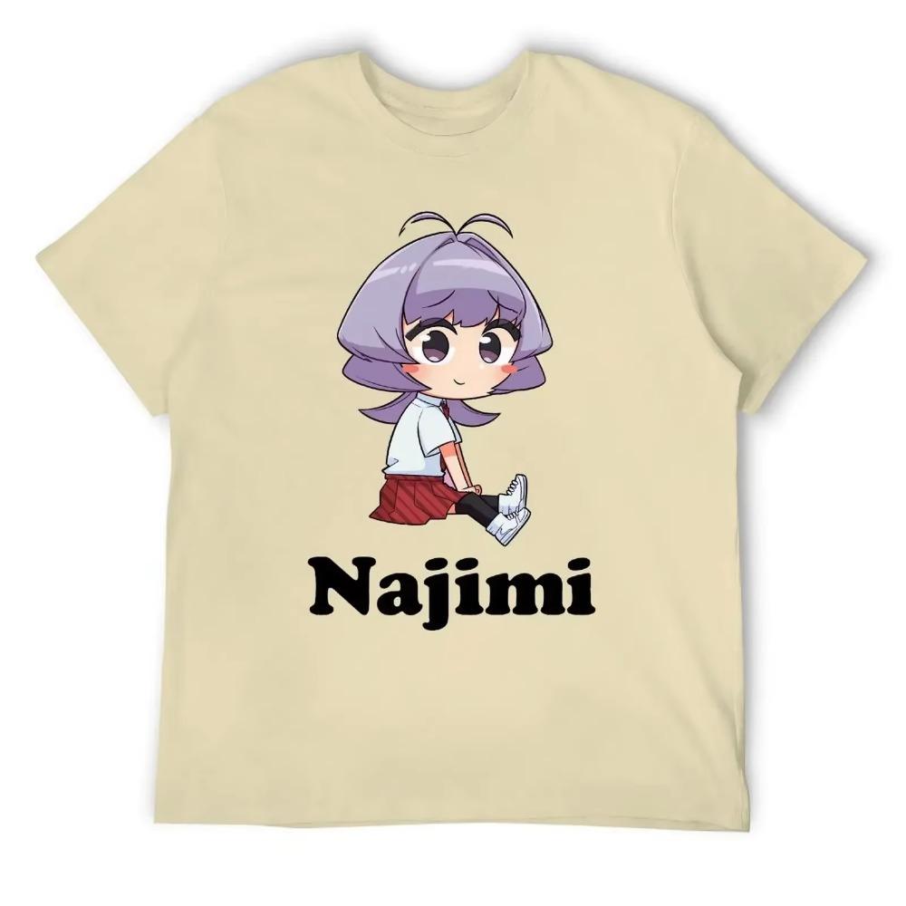 Komi Can T Communicate Najimi For Sale Tshirt Vintage T-shirt Round Neck Movement  Humor Graphic Travel Eur Size