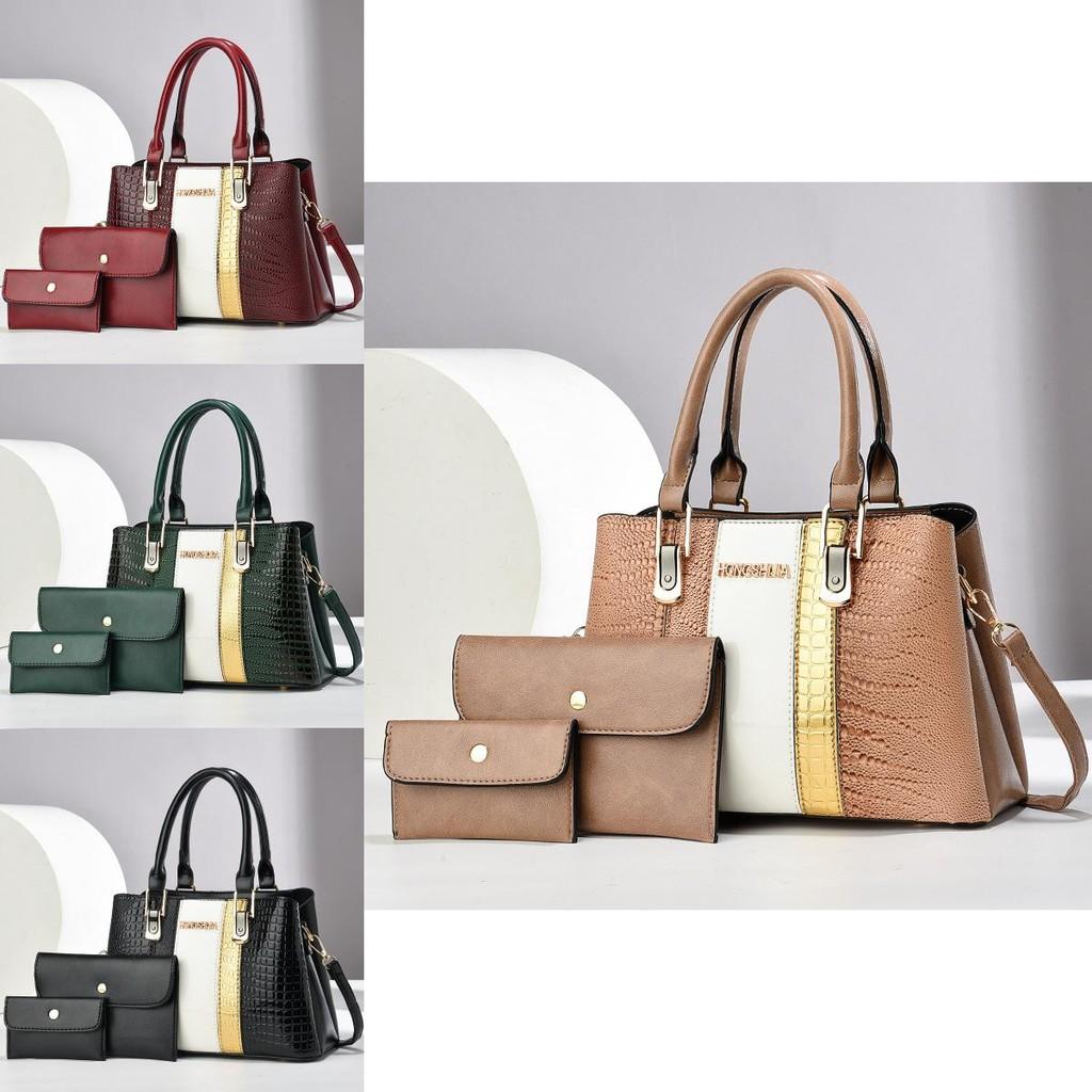 And Chic Versatile Pu Womens Mother And Child Bag Featuring Unique Color Design Block