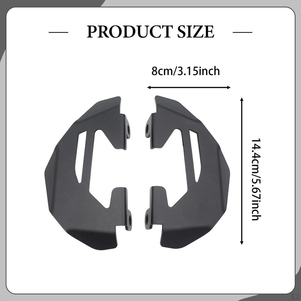 1 Pair Front Brake Caliper Guard Metal Anti Drop Motorbike Parts Accessory CNC Protector Protection