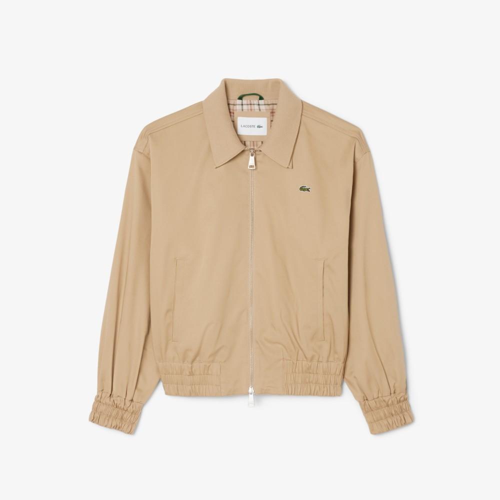 [lacoste] Women's Relaxed Fit Gabardine Coach Jacket BF8412-55N02S