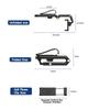 Multifunctional Car Sun Visor Phone Holder 360° Rotating Universal Cell Phone Support for iPhone Samsung Android