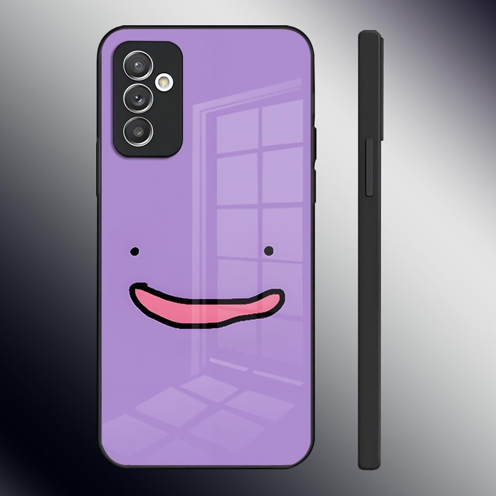 Cartoon Cute Ditto Phone Case For Samsung S24 Ultra S23 S22 S20 Fe S21 Plus A54 A34 A24 A53 A13 A16 Glass Back Cover