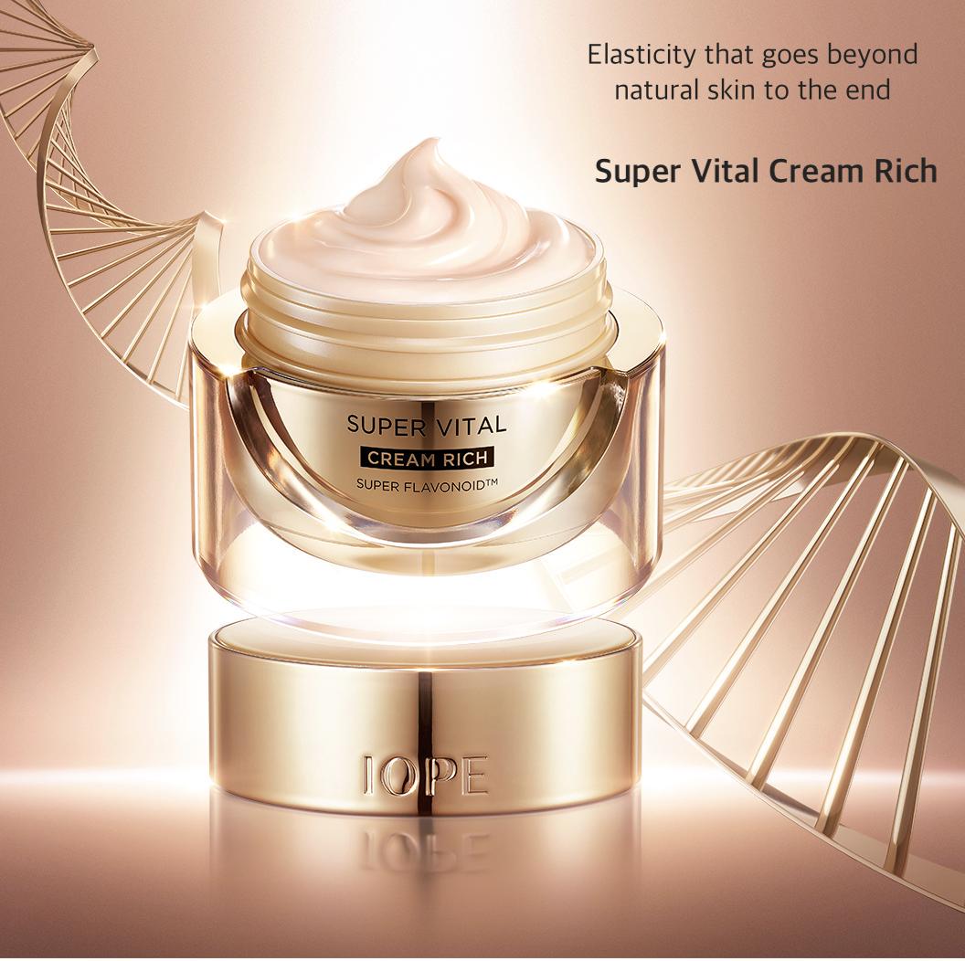 IOPE Super Vital Cream RICH Bio Intensive 50ml [Highly Moisturizing
