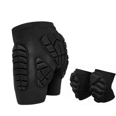 Shorts acolchoados 3D Skate Snowboard Esqui para mulheres Homens