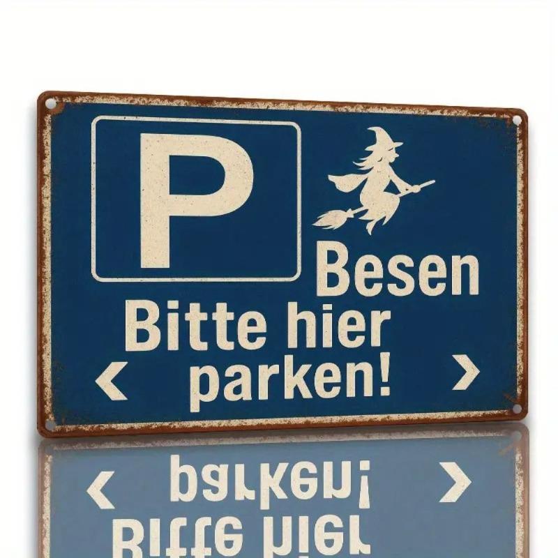 Halloween Metal Tin Sign Wall Decor 20x30cm