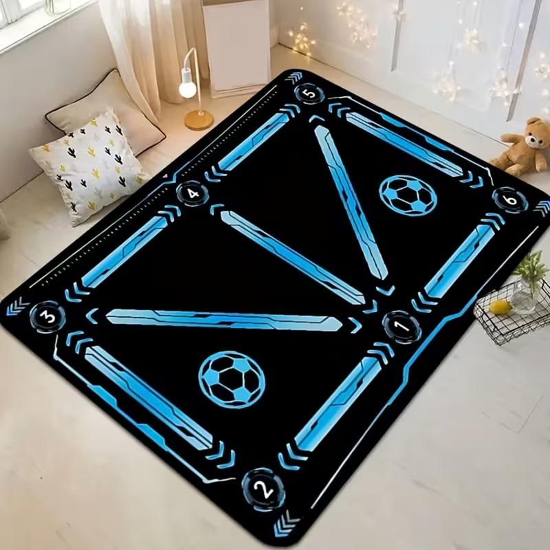 

Football Training Mat with Anti Slip Strap Bedrooms Living Rooms Bathrooms Kitchens Game Rooms Welcome Mats Home Decoration Mats 40X60cm