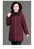 Cappotto Piumino Lunghezza Media con Cappuccio per Maternità da Donna - Stile Inverno 2025, Giacca Outerwear Vestibilità Larga