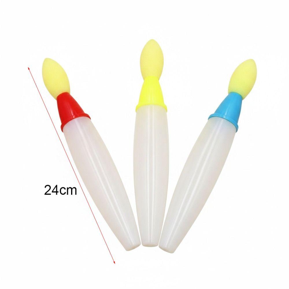 3pcs/set Versatile Sidewalk Chalk Paint Brush Set Outdoor Fun Art Tools  Children's Painting