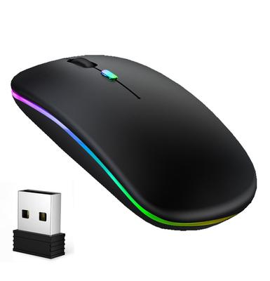 Wireless Mouse Rechargeable High High Quiet DPI Easy To Easy Compatible with [7-Color Light, Ultra-Slim & Type-C] Bluetooth, Precision, Sensitivity,