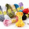 2mm 18m/Los Satin Nylon Kordel Rattail Kordel Chinesischer Knoten Satin Perlenkordeln Geflochtene Shamballa Schnur Faden