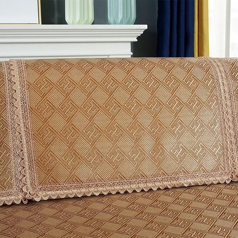 Sofa Cushion Summer Summer Summer Mat Cool Pad Ice Silk Cushion Summer Non-Slip Living Room Cover Four Seasons Universal Backrest Towel