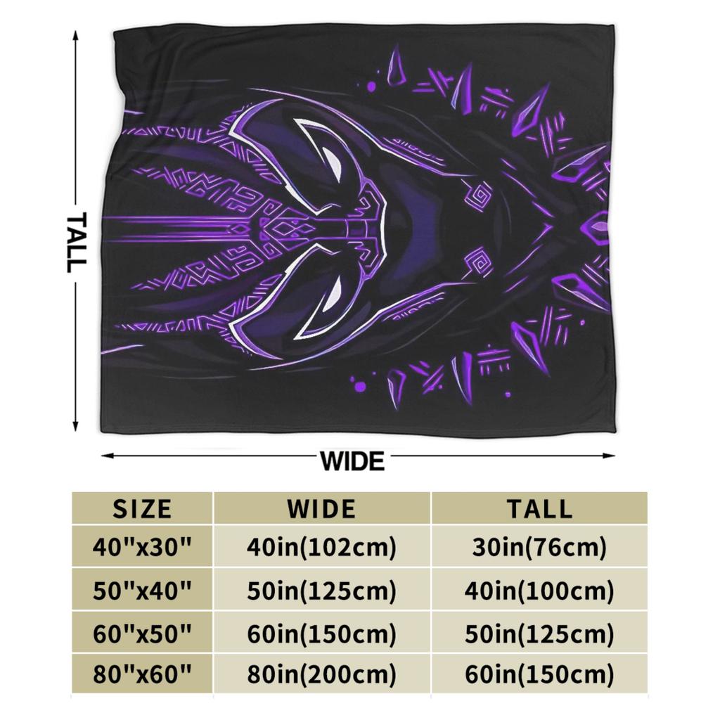 Black Panther  Blanket Quality Soft  Throw Blanket Spring Decorative Outdoor Funny Bedspread