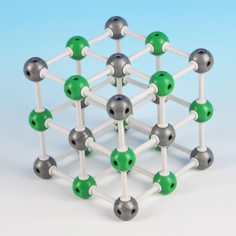 Sodium Chloride 23mm Crystal Structure Model for High School – 27 Spheres, Unit Cell 32007
