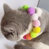 Katze Bunt Plüschbälle Halsband Hund Halsring Riemen Haustier Fotografie Zubehör