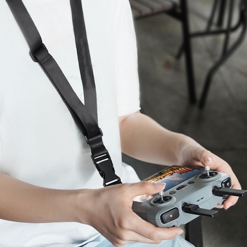 Multifunctional UAV Remote Strap Lanyard with Adjustable Length and Aluminum Base for Air 3 Quadcopter Aircraft