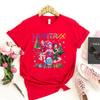 Huntrix Weihnachtsshirt Huntrix Mädchen und Dämonenjäger Tiger Weihnachtst-Shirt Niedliche Derpy Tiger Shirts Damen Weihnachtsgeschenk