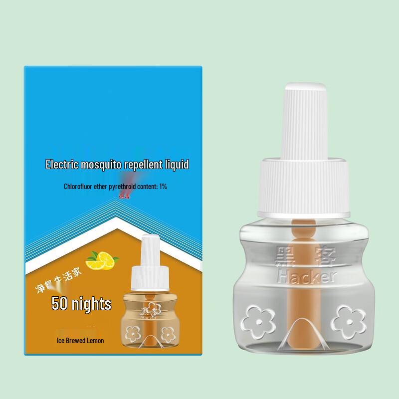 Yike Yile Plug-in Mosquito Repellent Liquid Refill, Lemon Scent