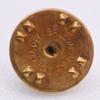 Chanel No.19 Brooch Pin Brooch Gold Plated Gold/Rhinestone Square 4.1g Women Used