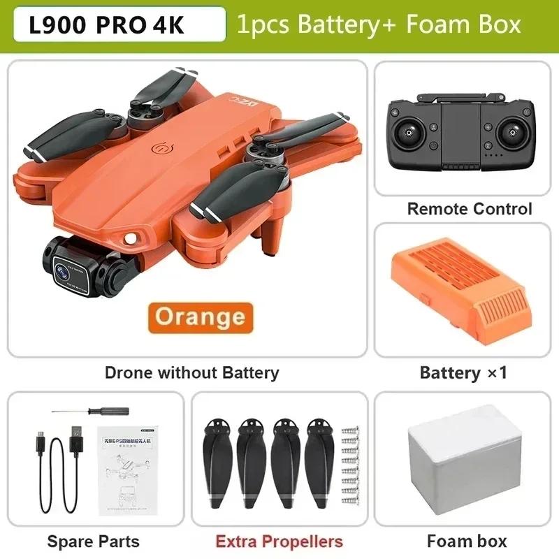 L900 Pro GPS Drone 4K Professional HD Dual Camera 5G Wifi Photography Brushless Foldable Quadcopter RC Distance 1.2KM Dron Toy