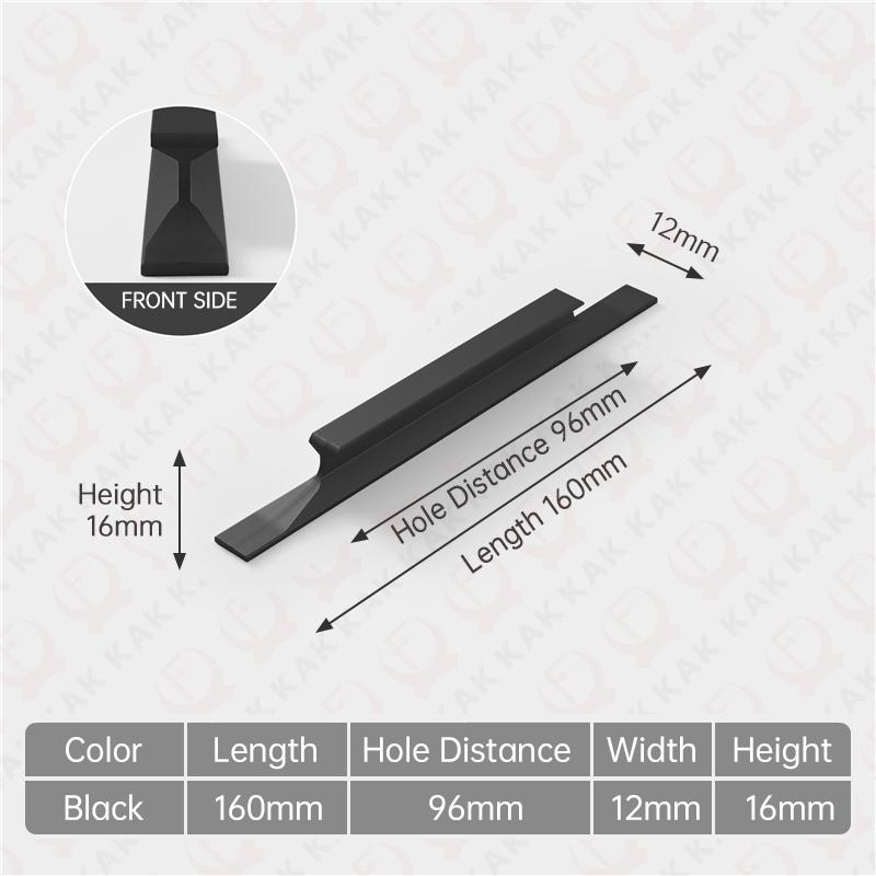 KAK Long Furniture Handles Kitchen Cabinet Knobs and Handles Shoe Cabinets Wardrobes Door Pulls 1000mm Door Handles Hardware