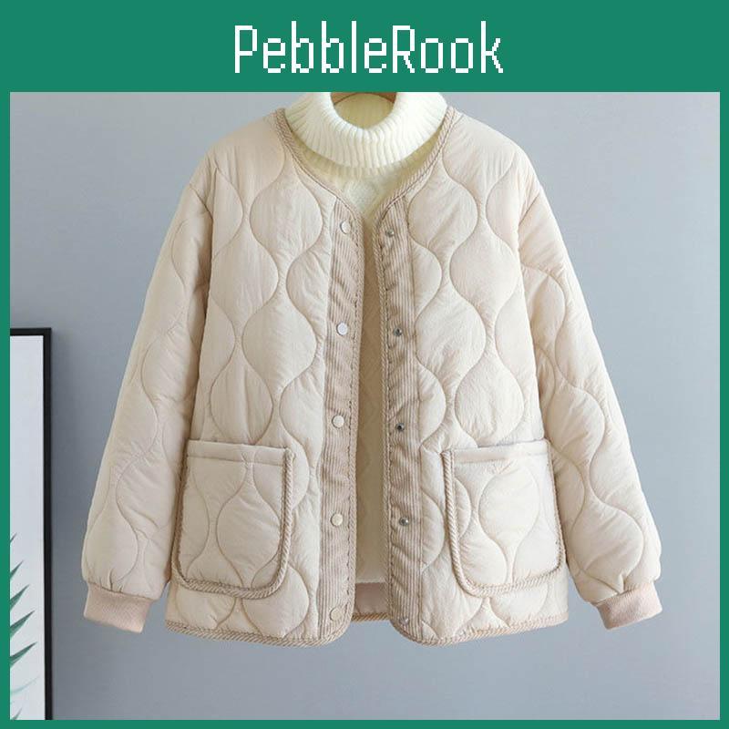 Winter Cotton Coat Women For Thickened Solid Color Oversize Double Layer Windbreaker Casual Down Jacket