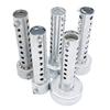 Universal Motorcycle Silver Exhaust  Noise Sound Eliminator Exhaust Adjustable Muffler  35mm/42mm/45mm/48mm/60mm