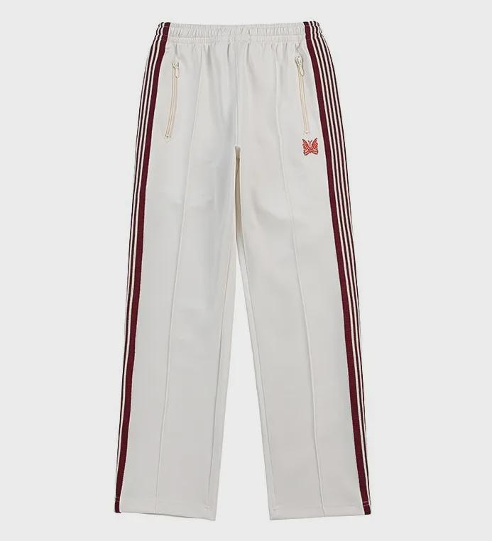 New High Street Fashion Loose Straight Butterfly Sports Pants - Unisex Black & White Striped Casual Trousers