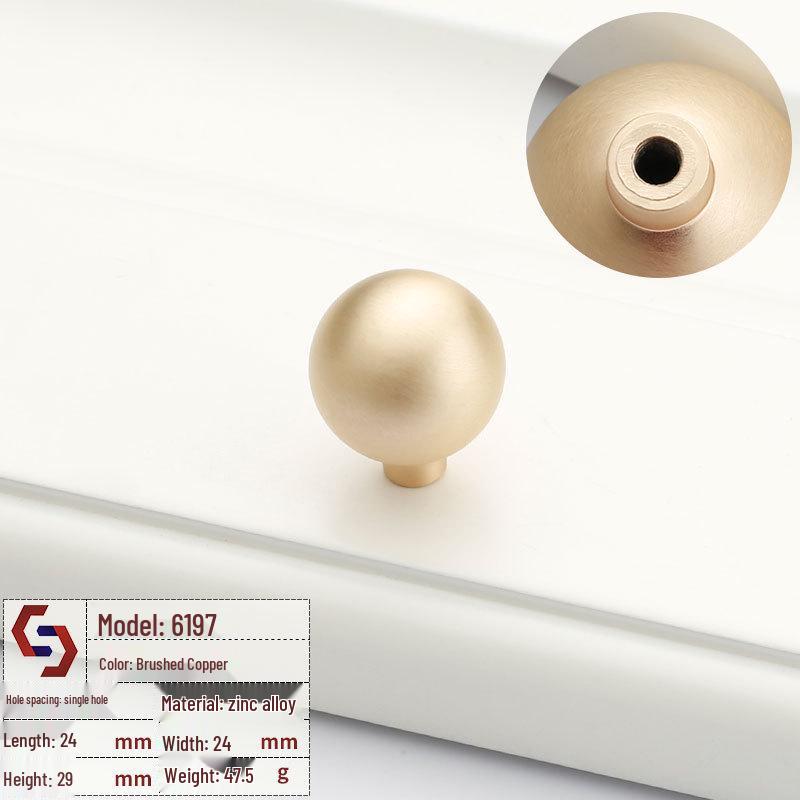 Modern Black Pearl Cabinet and Drawer Handle