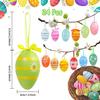 12/24 Pcs Kunststoff Ostern Hängende Ornamente für DIY Handwerk Party Favor Ostern Geschenk