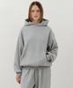 Soft Pastel Brushed Embroidered Hoodie_Melange Gray(W25-Tp44)